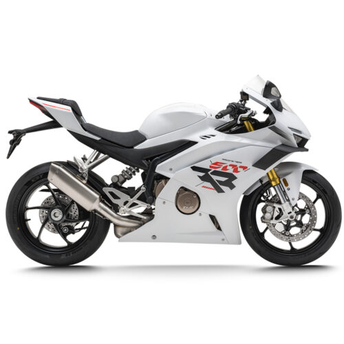 ZXMOTO 500RR Motorrad, 13.500 U/min, schreiende Supersport-Waffe, Weiß
